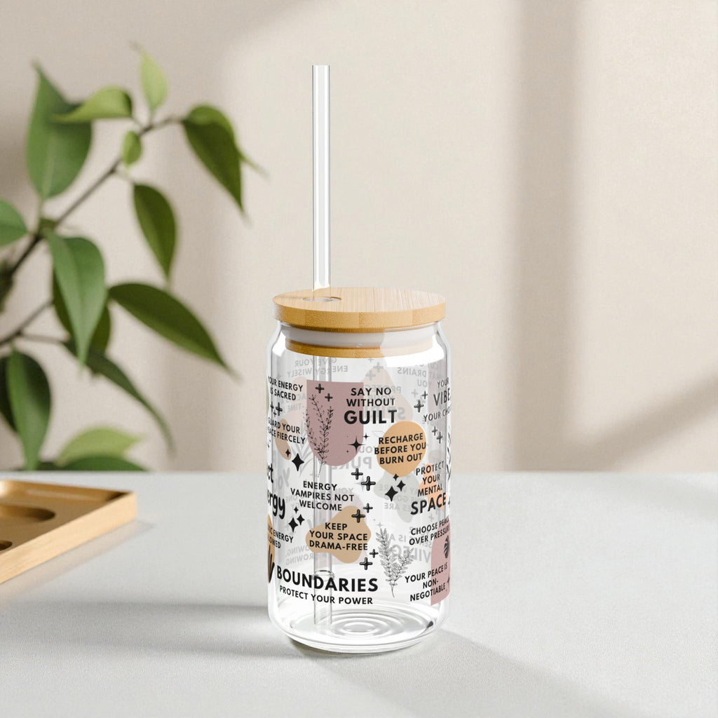 Protect Your Energy Glass Tumbler; 16oz