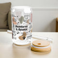Boundaries and Balance Glass Tumbler; 16oz