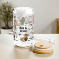 Rise and Grind Glass Tumbler; 16oz