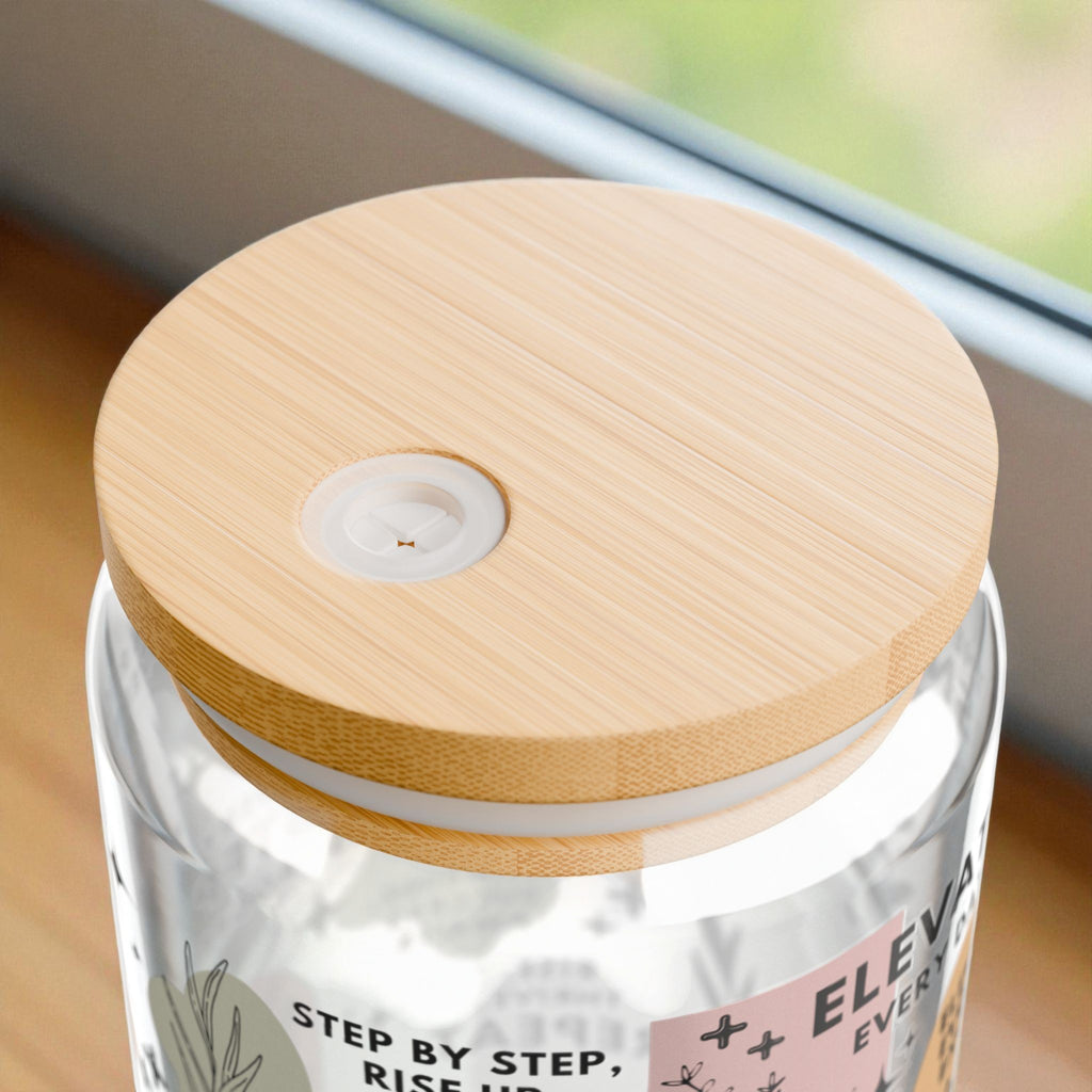 Keep Climbing Glass Tumbler; 16oz