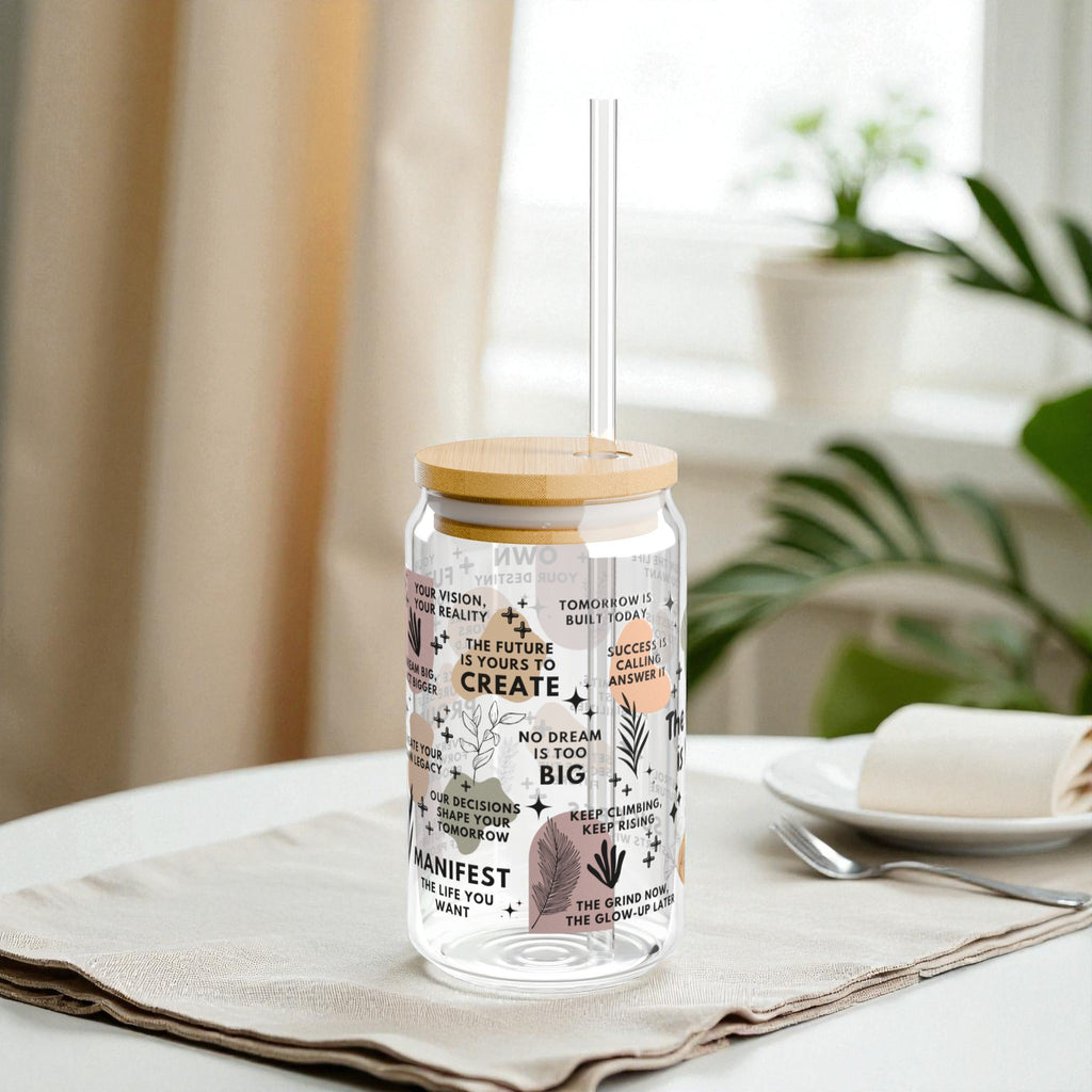 The Future Is Yours Glass Tumbler; 16oz
