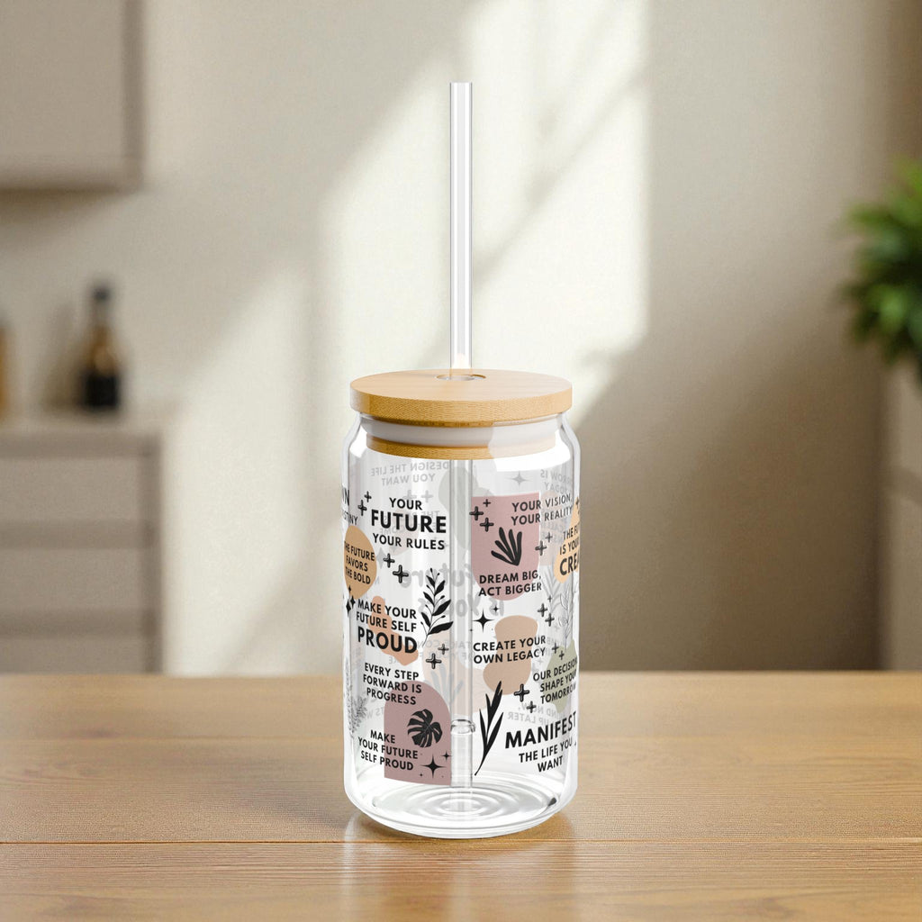 The Future Is Yours Glass Tumbler; 16oz