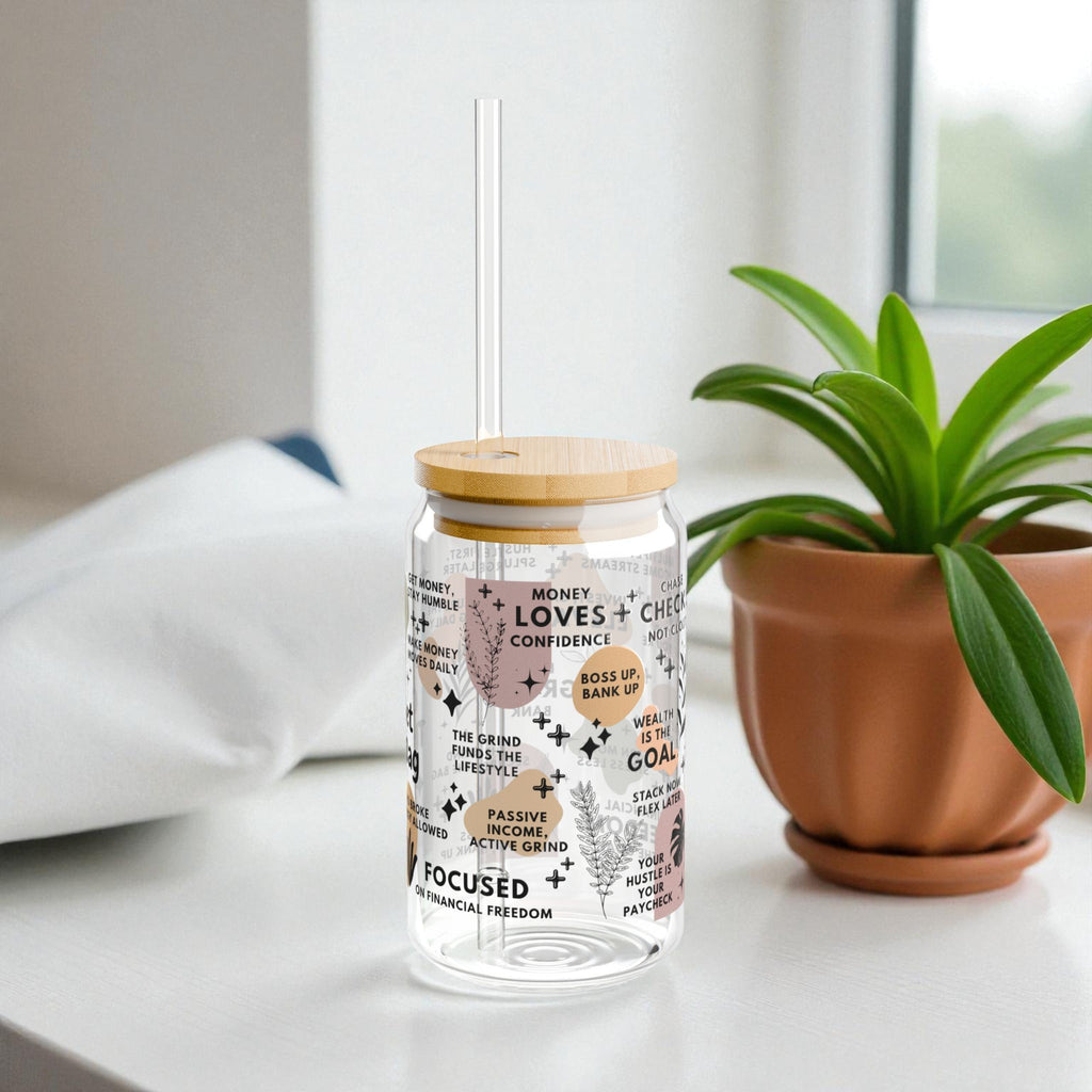 Go Get That Bag Glass Tumbler; 16oz