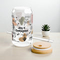 Joy Is Contagious Glass Tumbler; 16oz