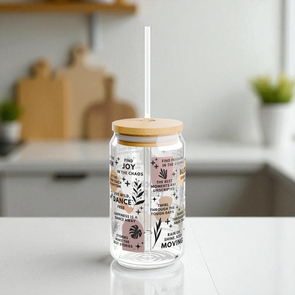 Dance in the Rain Glass Tumbler; 16oz