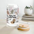 Enjoy the Little Things Glass Tumbler; 16oz