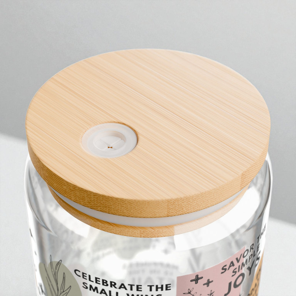 Enjoy the Little Things Glass Tumbler; 16oz