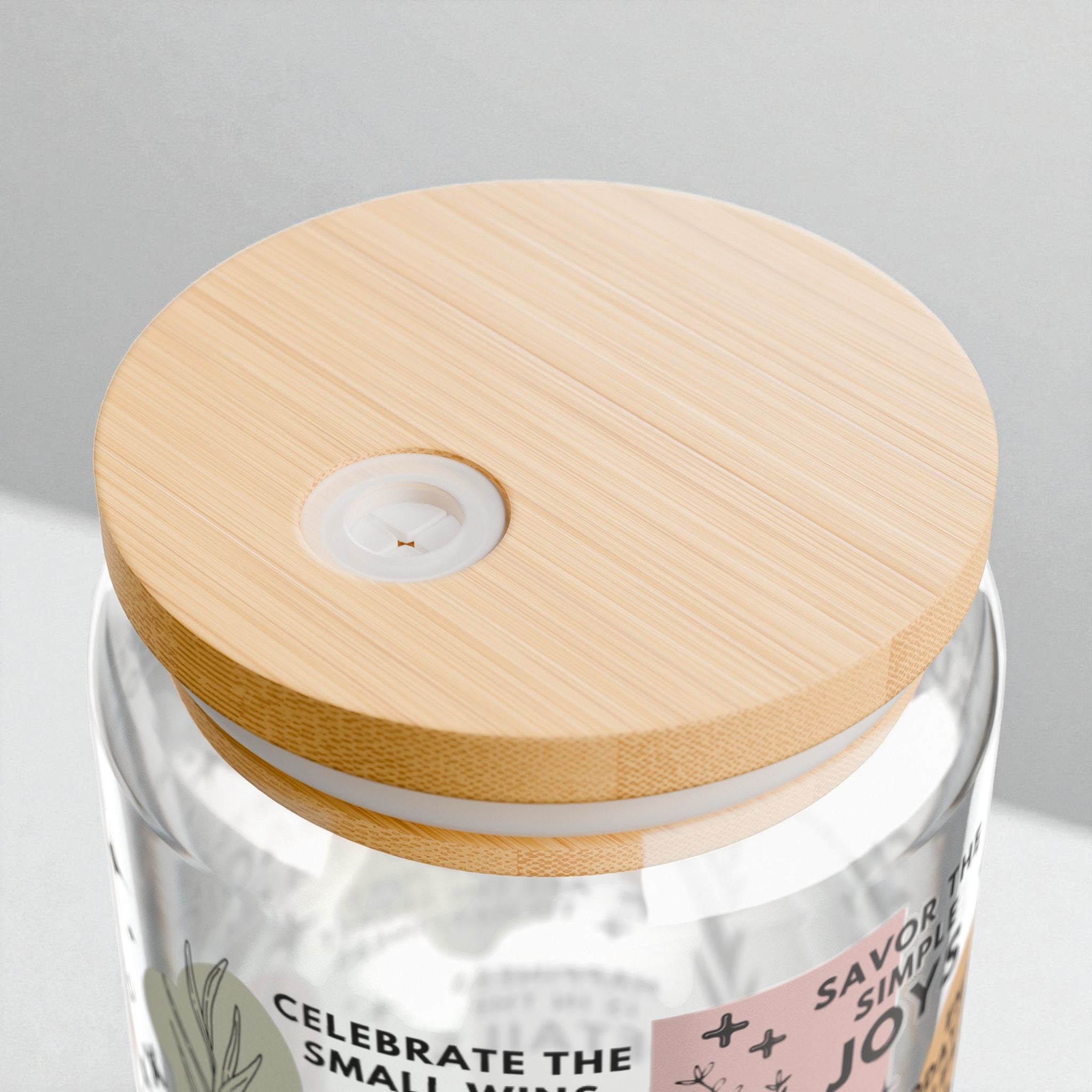 Enjoy the Little Things Glass Tumbler; 16oz