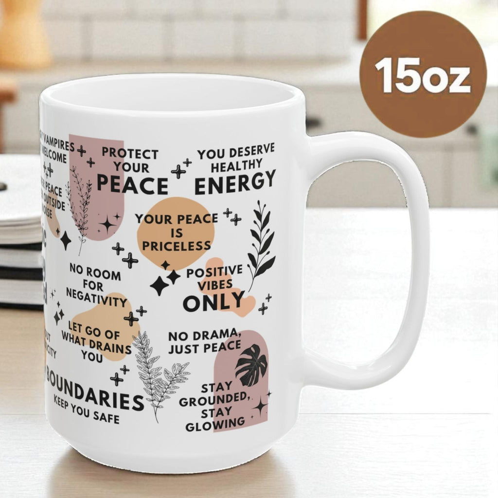 Pause and Reflect Mug; 11oz/15oz