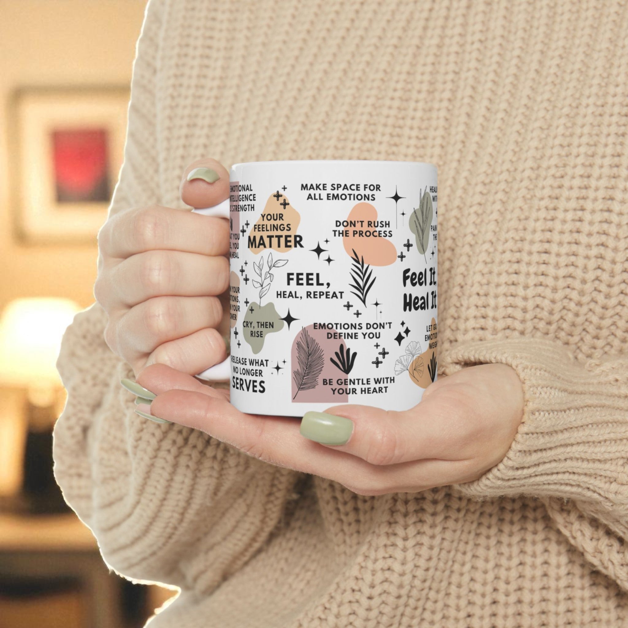 Feel It Heal It Mug; 11oz/15oz