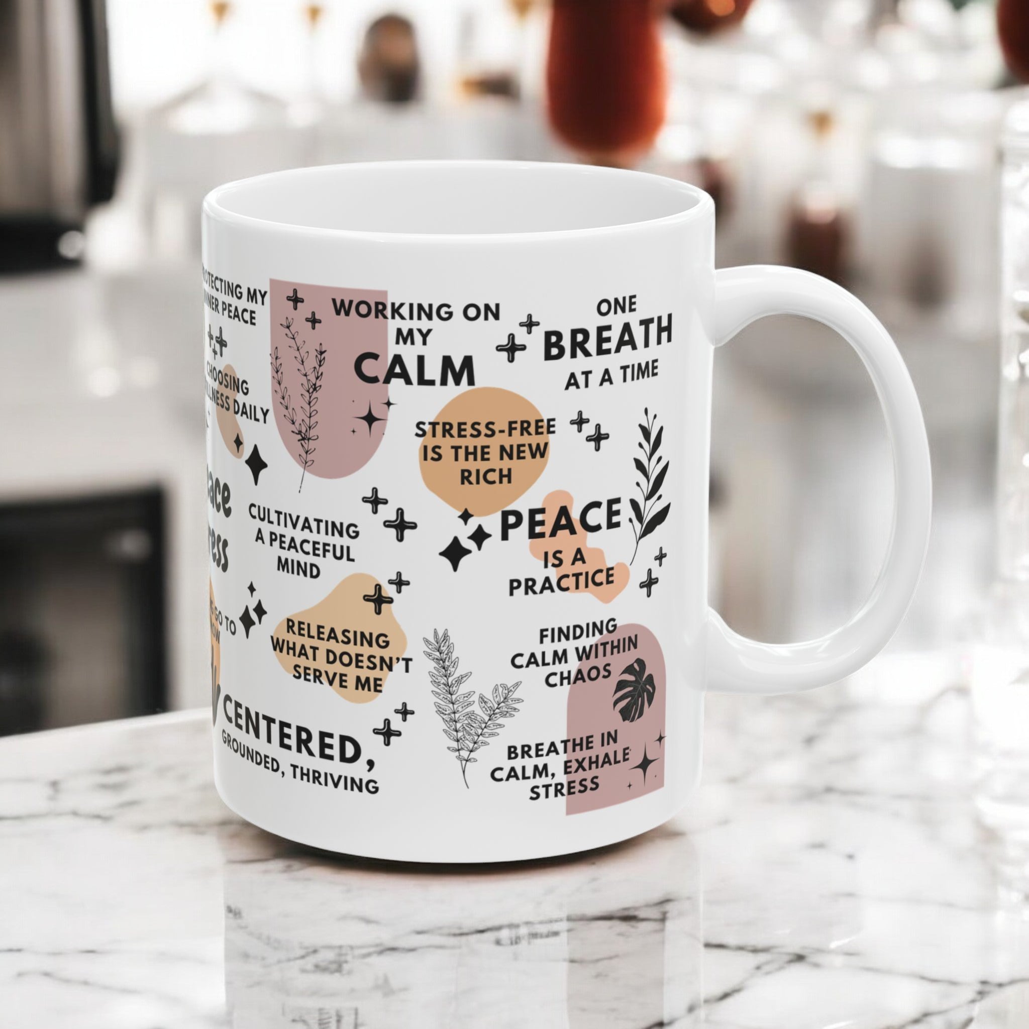 Inner Peace in Progress Mug; 11oz/15oz