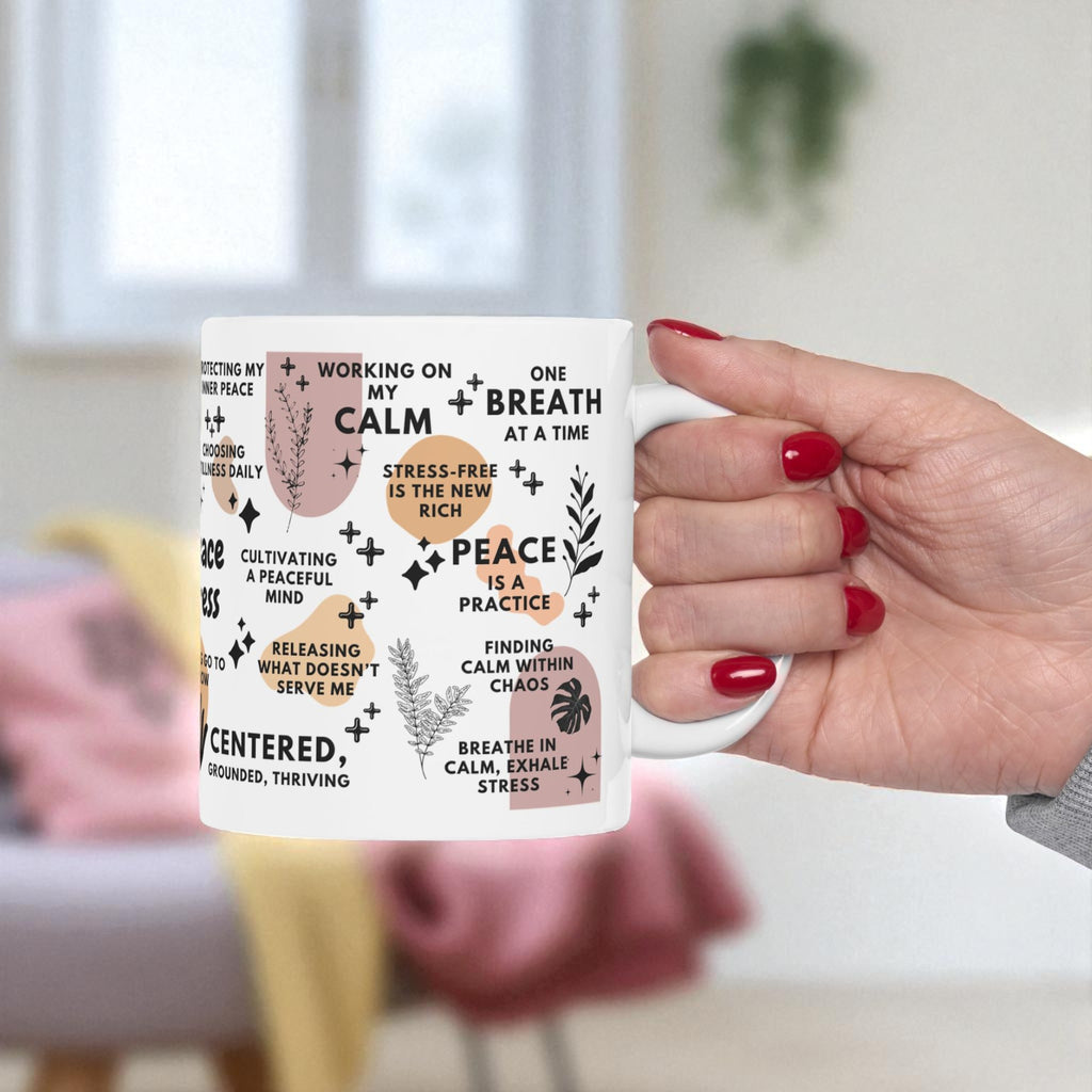 Inner Peace in Progress Mug; 11oz/15oz