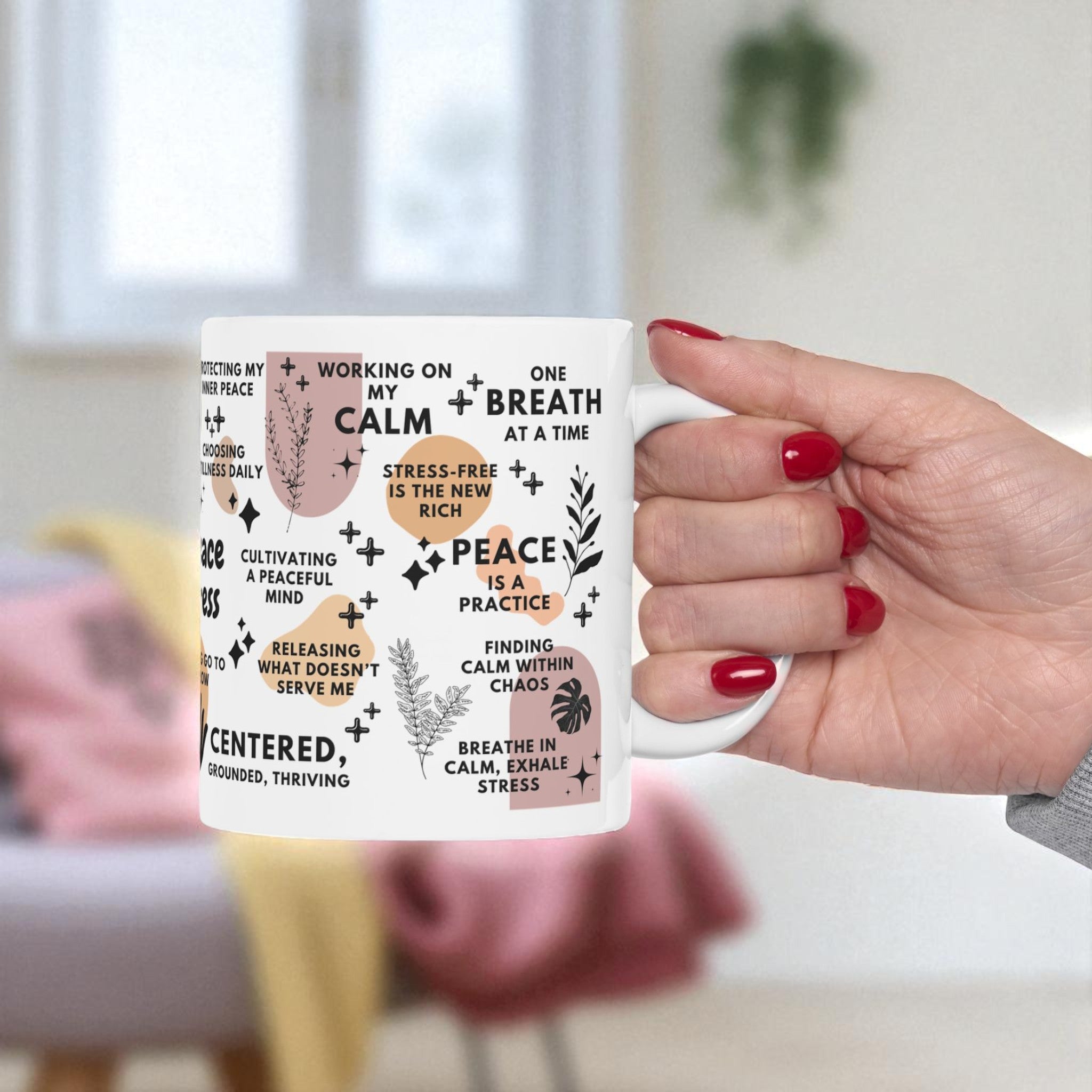 Inner Peace in Progress Mug; 11oz/15oz