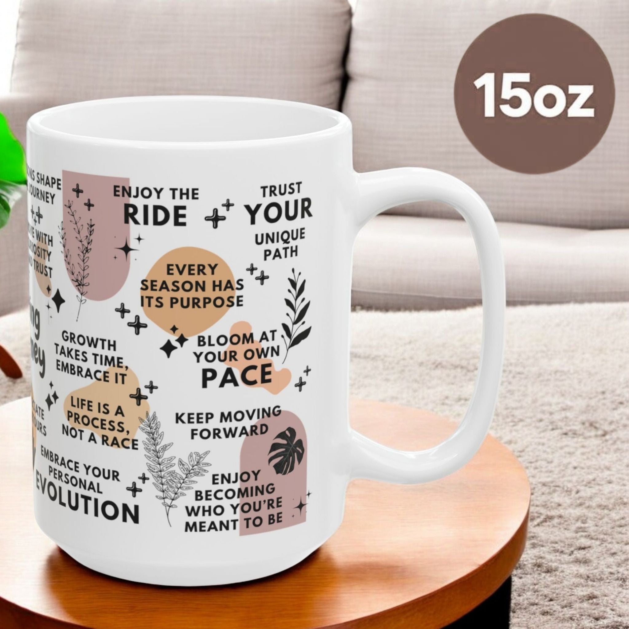 Inner Peace in Progress Mug; 11oz/15oz