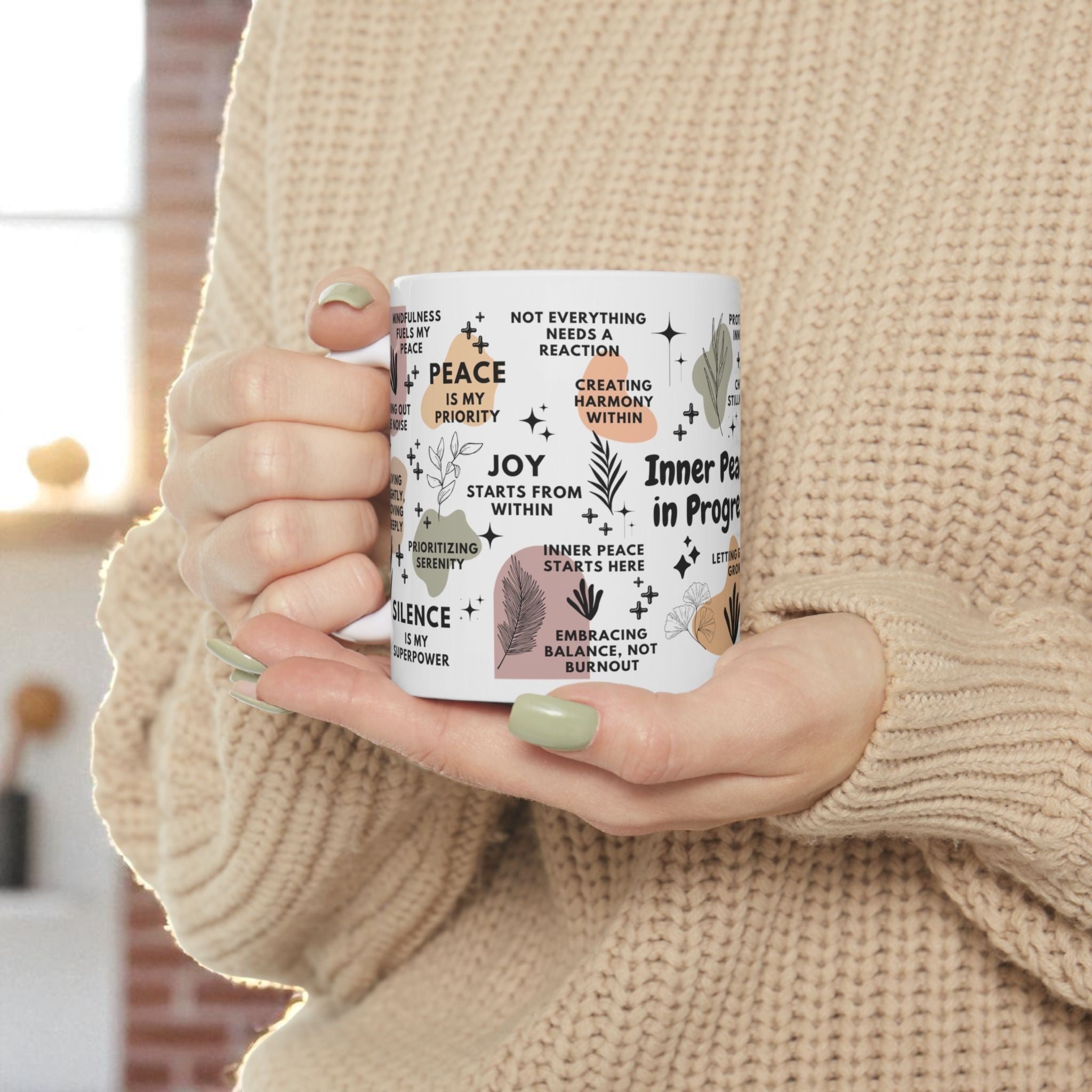 Inner Peace in Progress Mug; 11oz/15oz