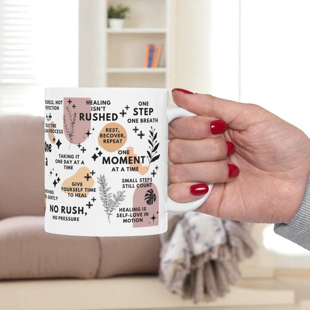 Healing One Day at a Time Mug; 11oz/15oz