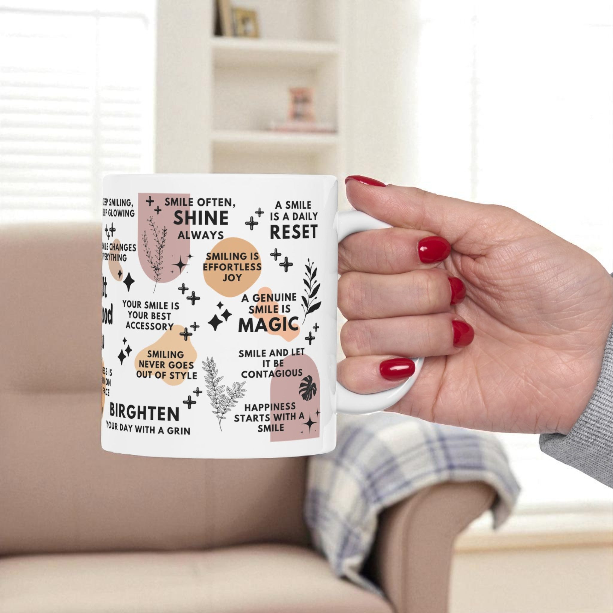 Smile It Looks Good on You Mug; 11oz/15oz