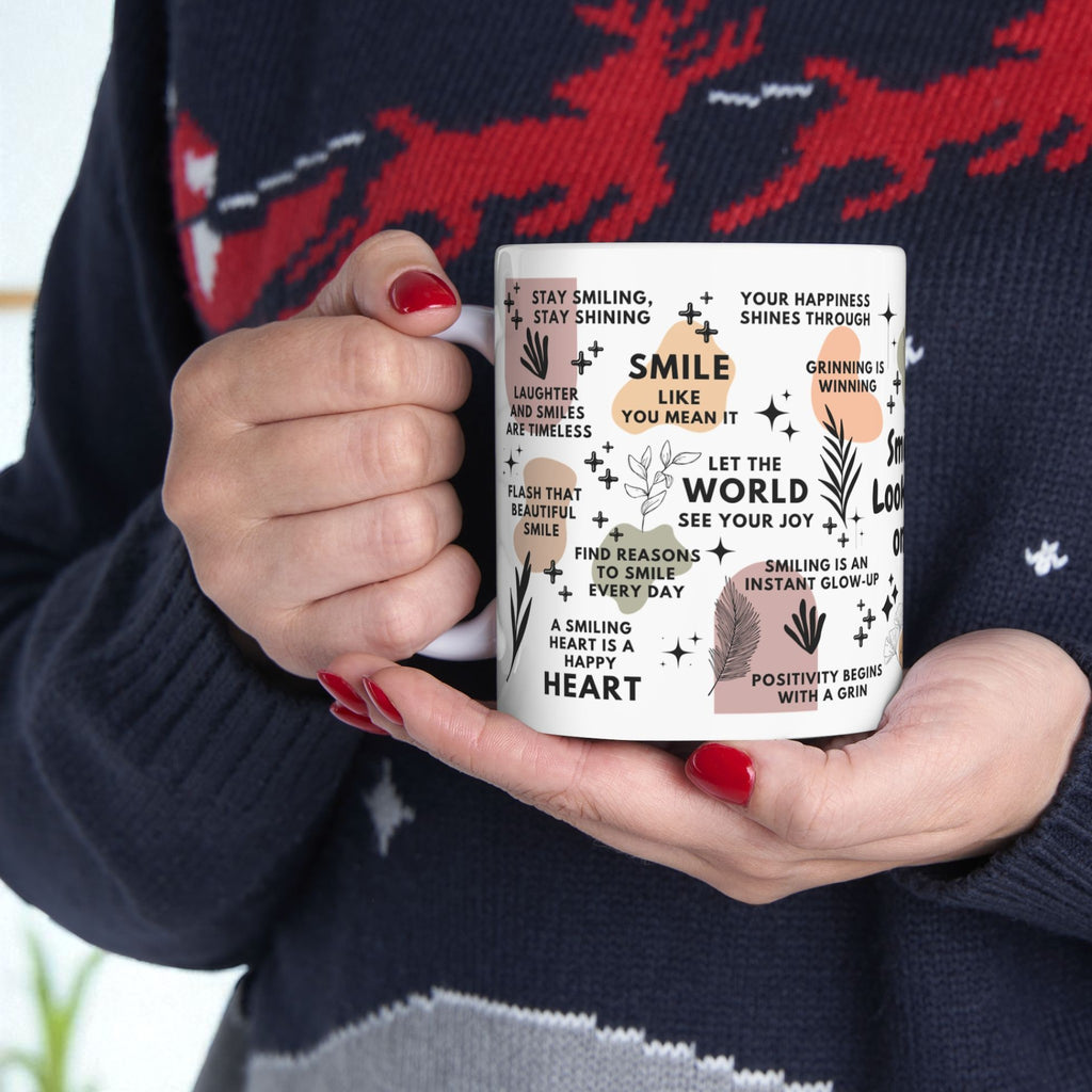 Smile It Looks Good on You Mug; 11oz/15oz