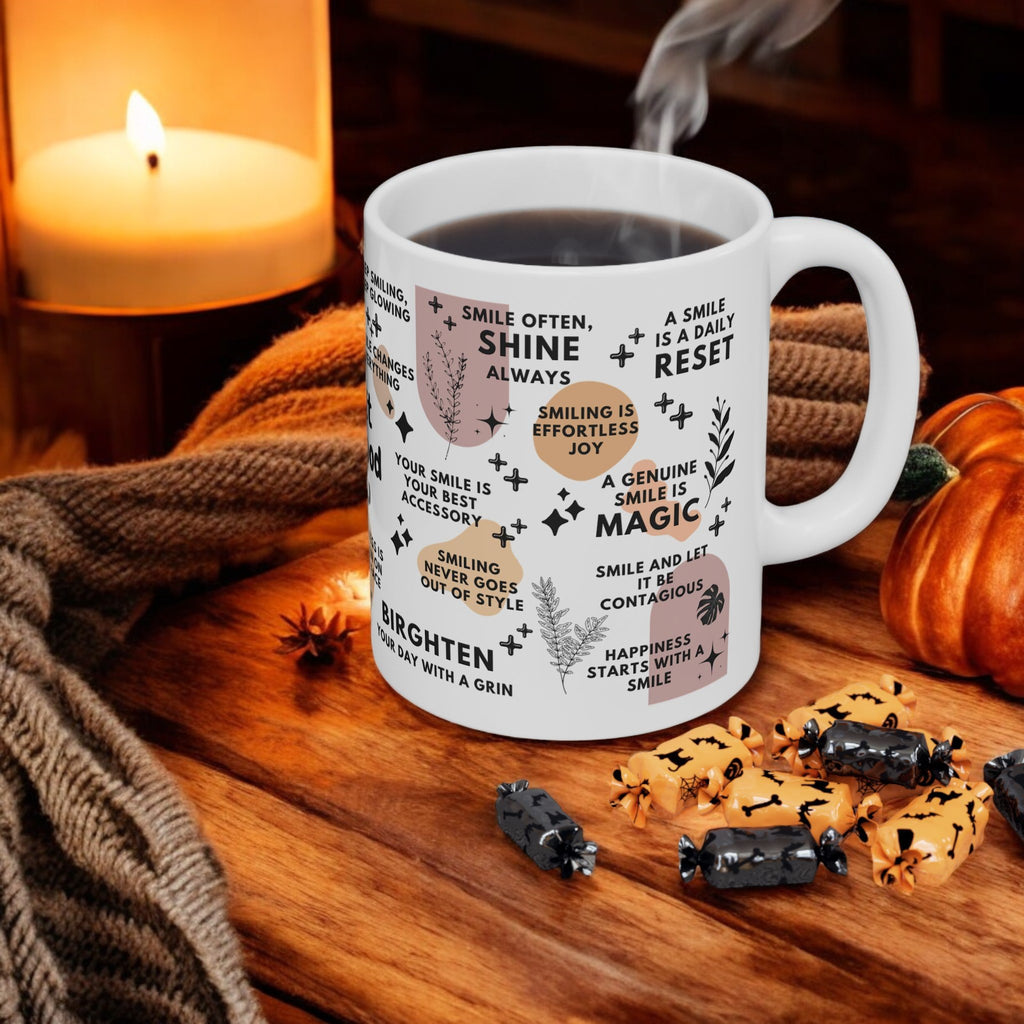 Smile It Looks Good on You Mug; 11oz/15oz
