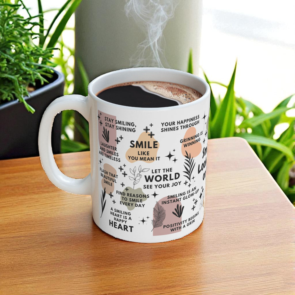 Smile It Looks Good on You Mug; 11oz/15oz