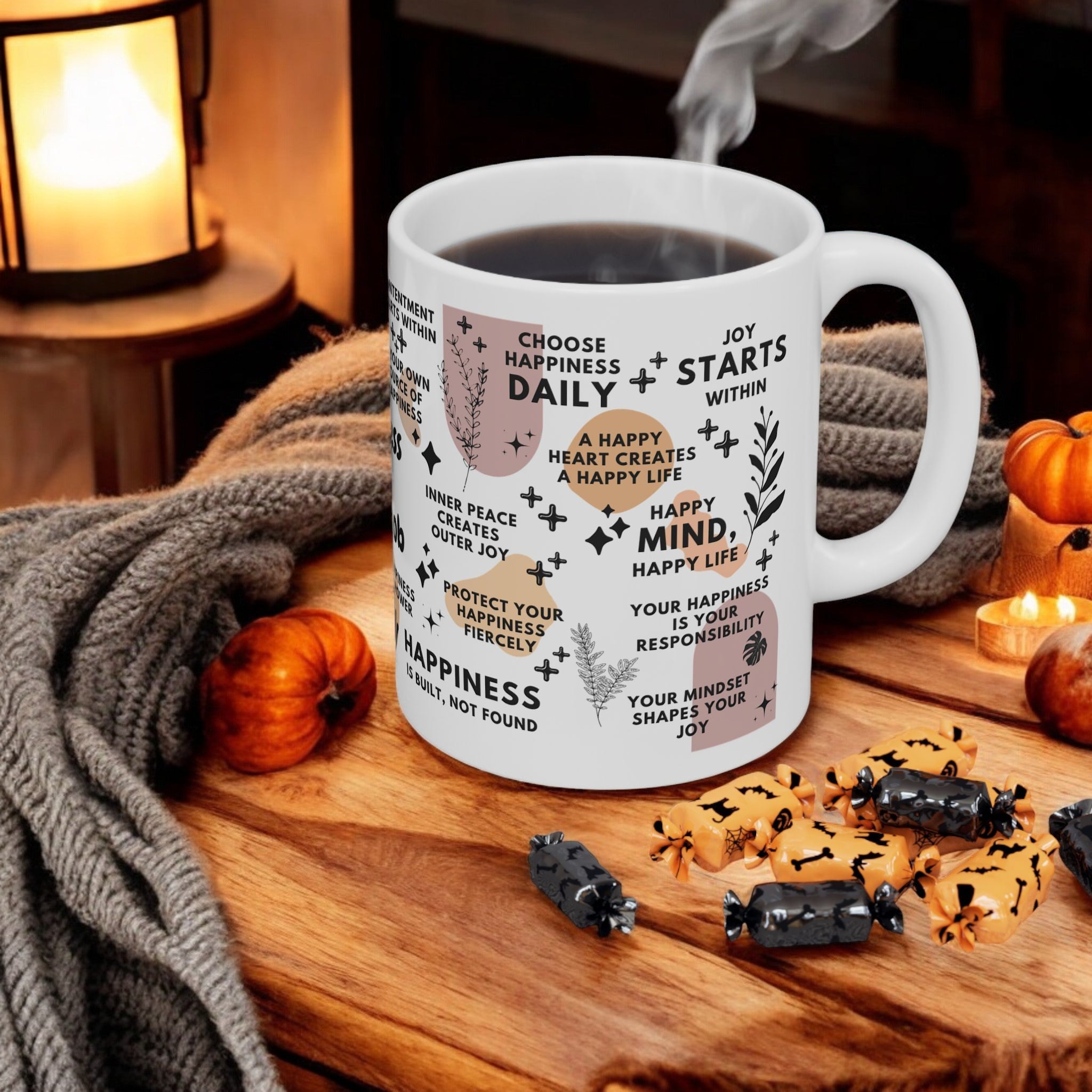 Happiness Is an Inside Job Mug; 11oz/15oz