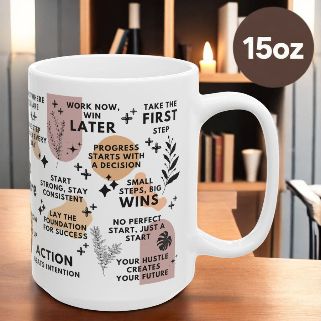 Success Starts Here Mug; 11oz/15oz