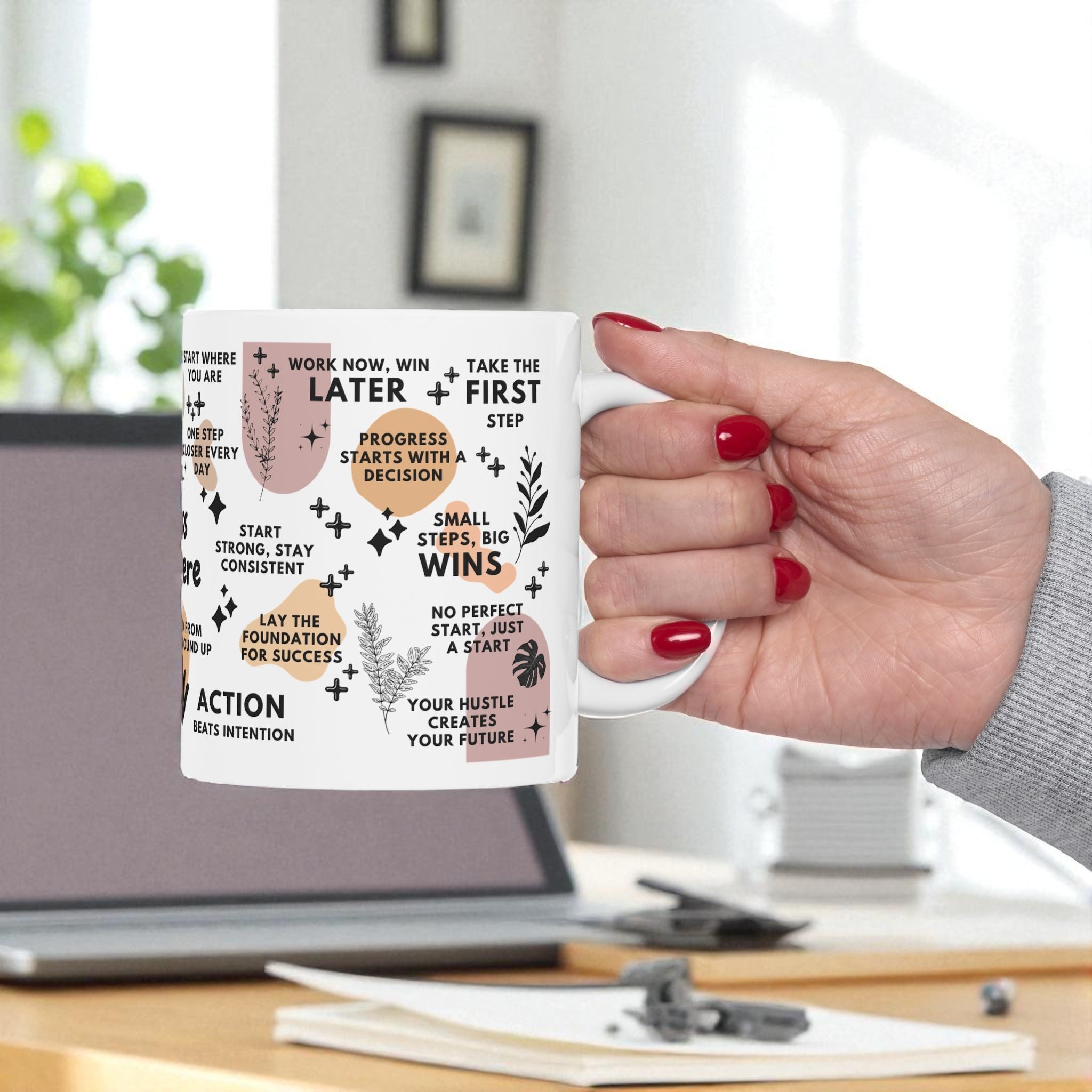 Success Starts Here Mug; 11oz/15oz
