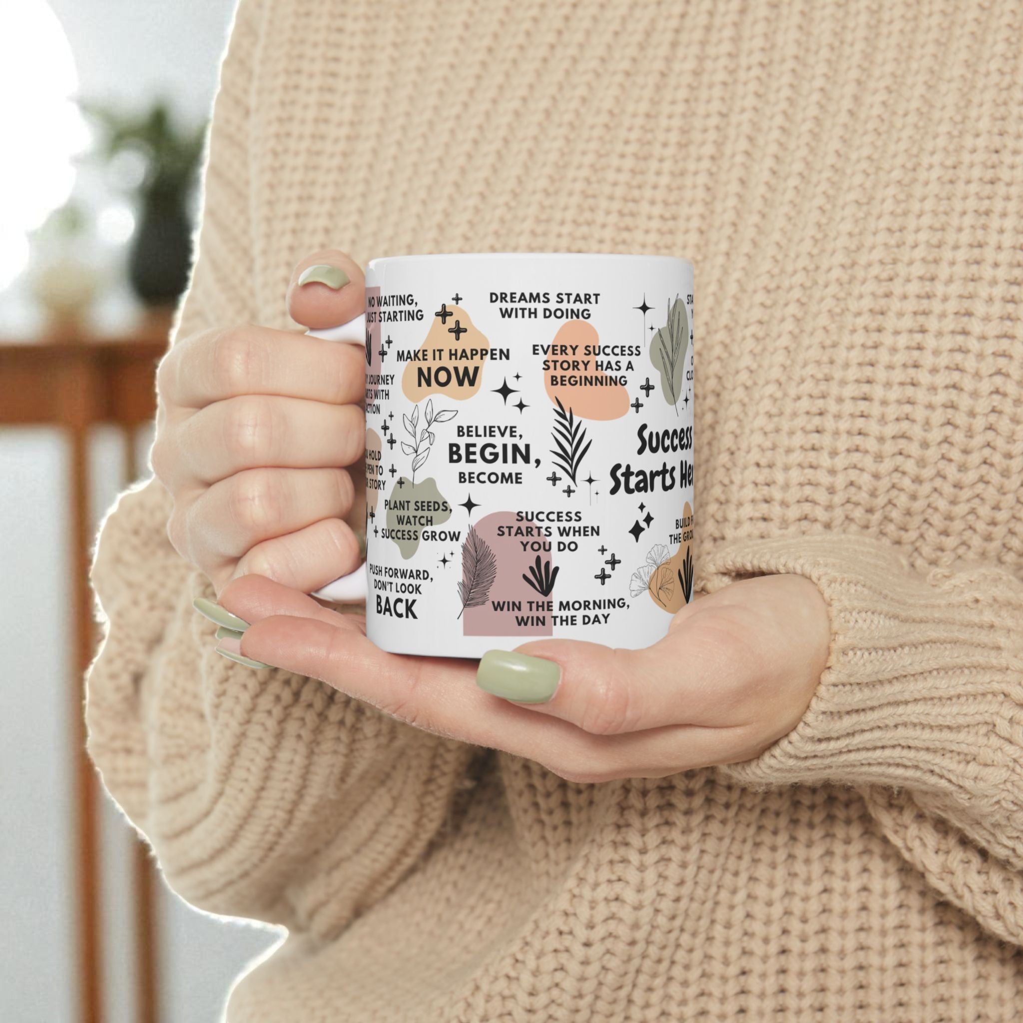 Success Starts Here Mug; 11oz/15oz