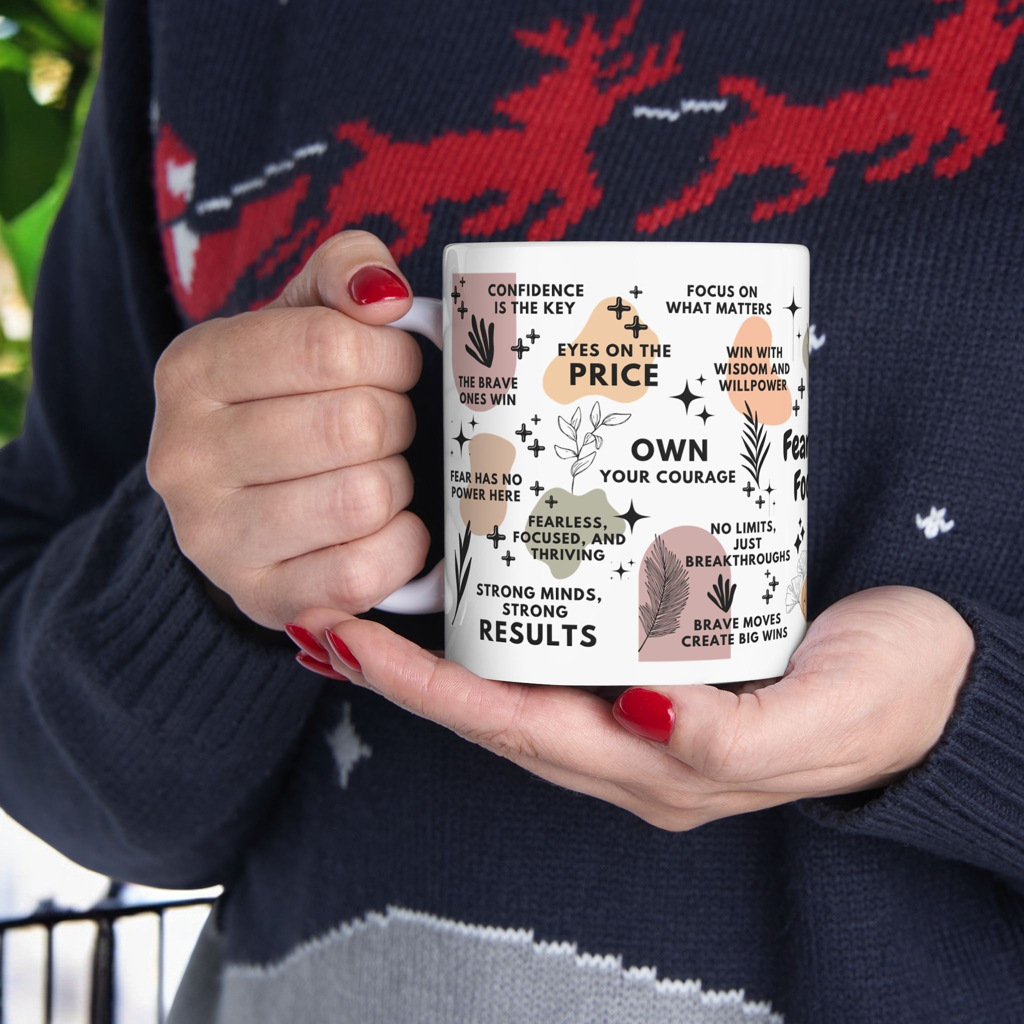 Fearless and Focused Mug; 11oz/15oz