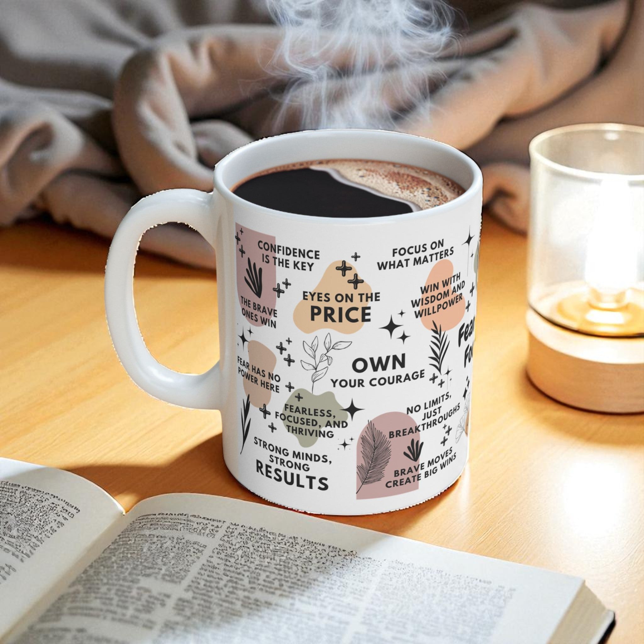 Fearless and Focused Mug; 11oz/15oz