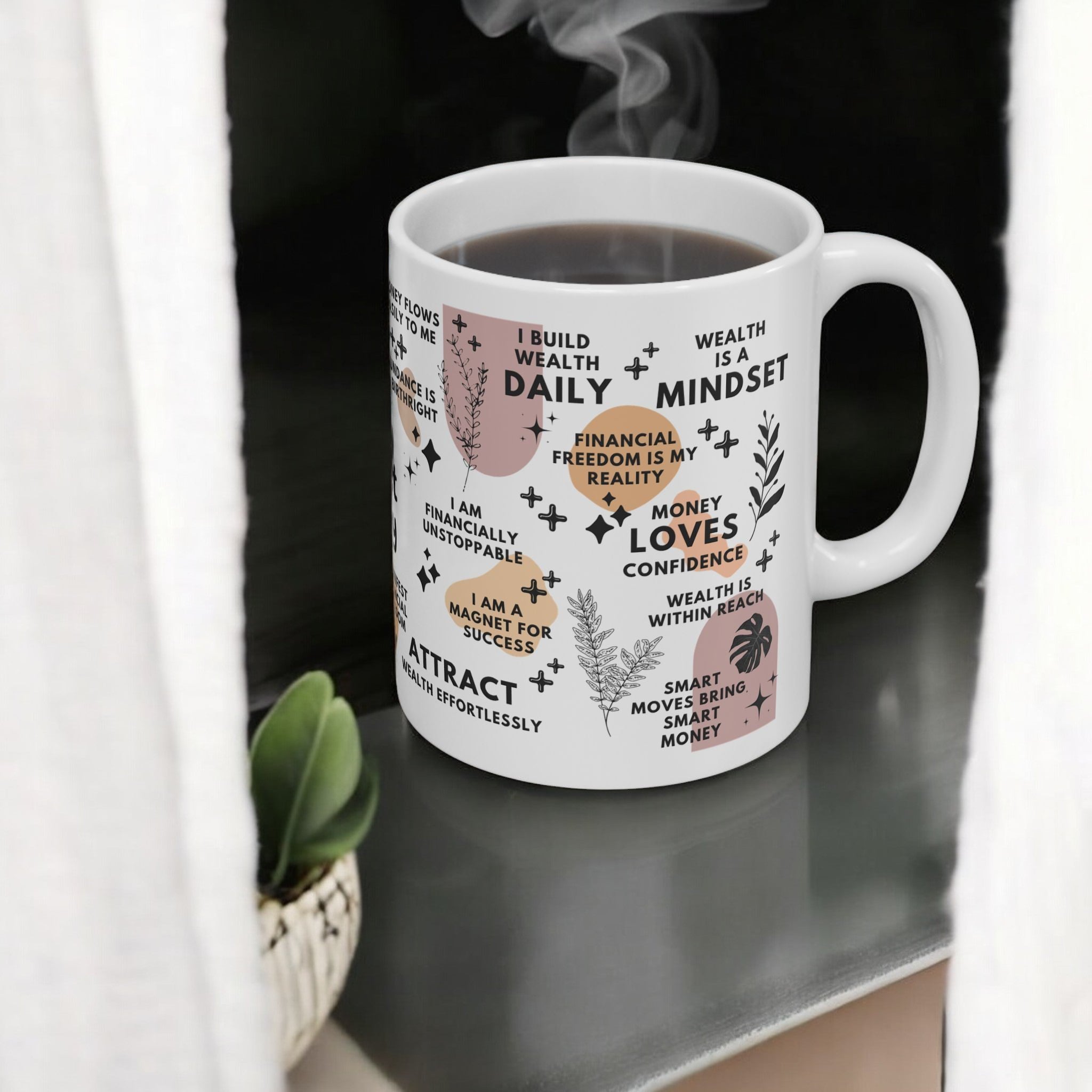 Money Magnet Energy Mug; 11oz/15oz