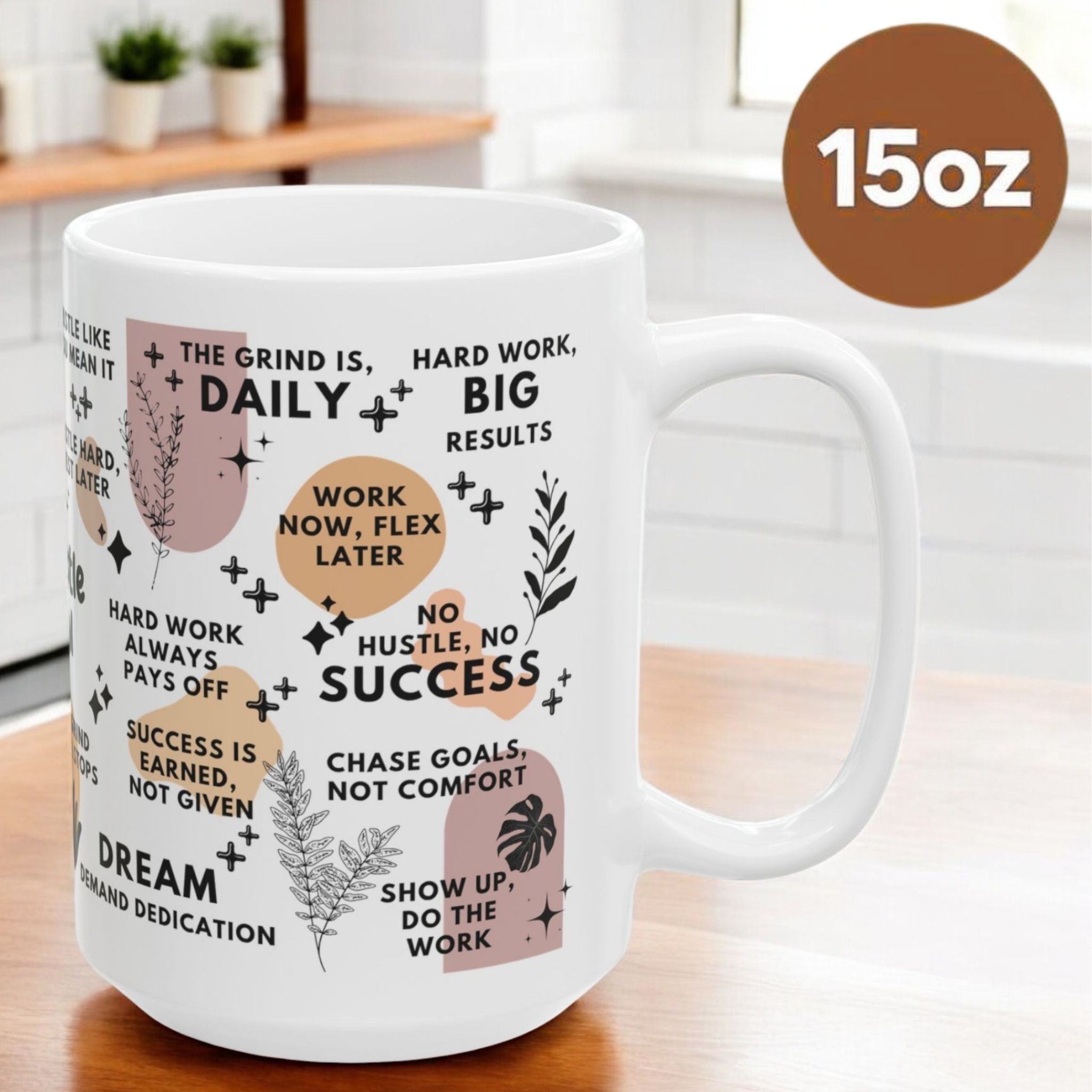 The Hustle Is Real Mug; 11oz/15oz