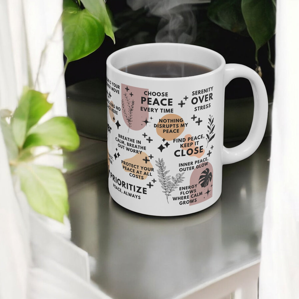 Peace Over Chaos Mug; 11oz/15oz