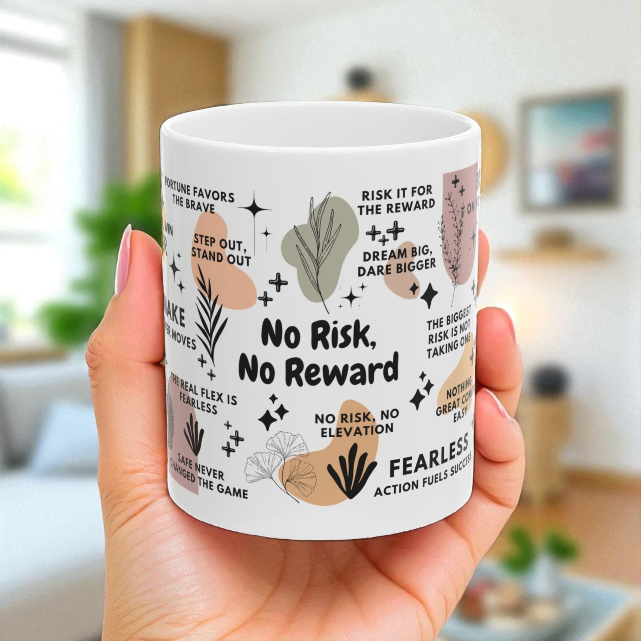 No Risk No Reward Mug; 11oz/15oz