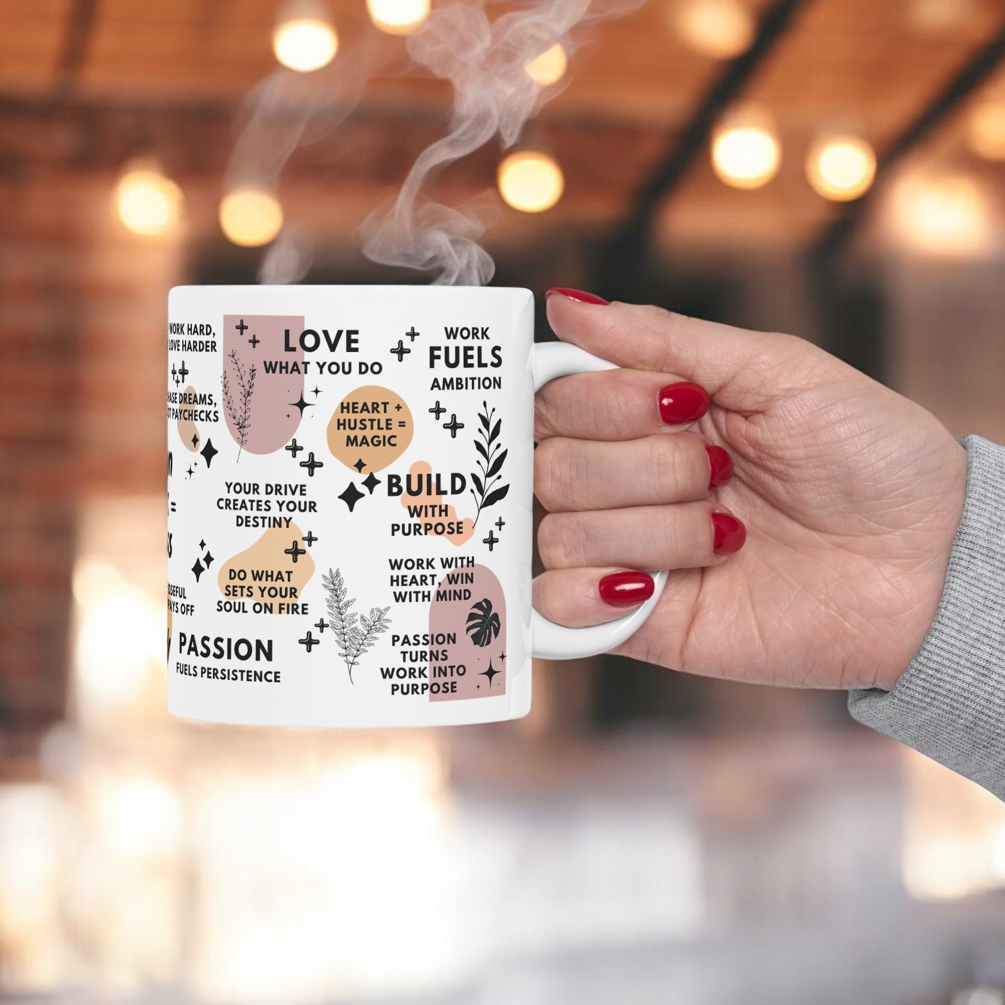 Passion + Work = Success Mug; 11oz/15oz