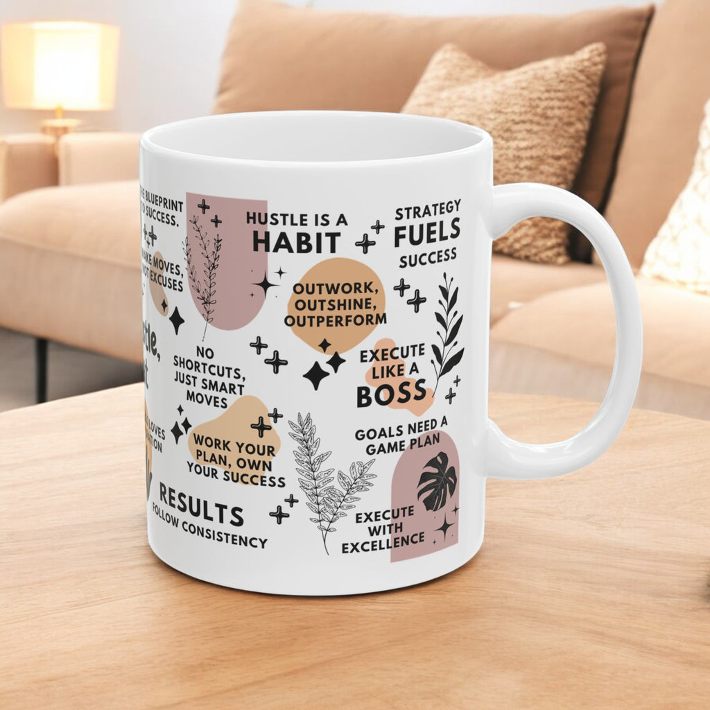 Plan Hustle Repeat Mug; 11oz/15oz