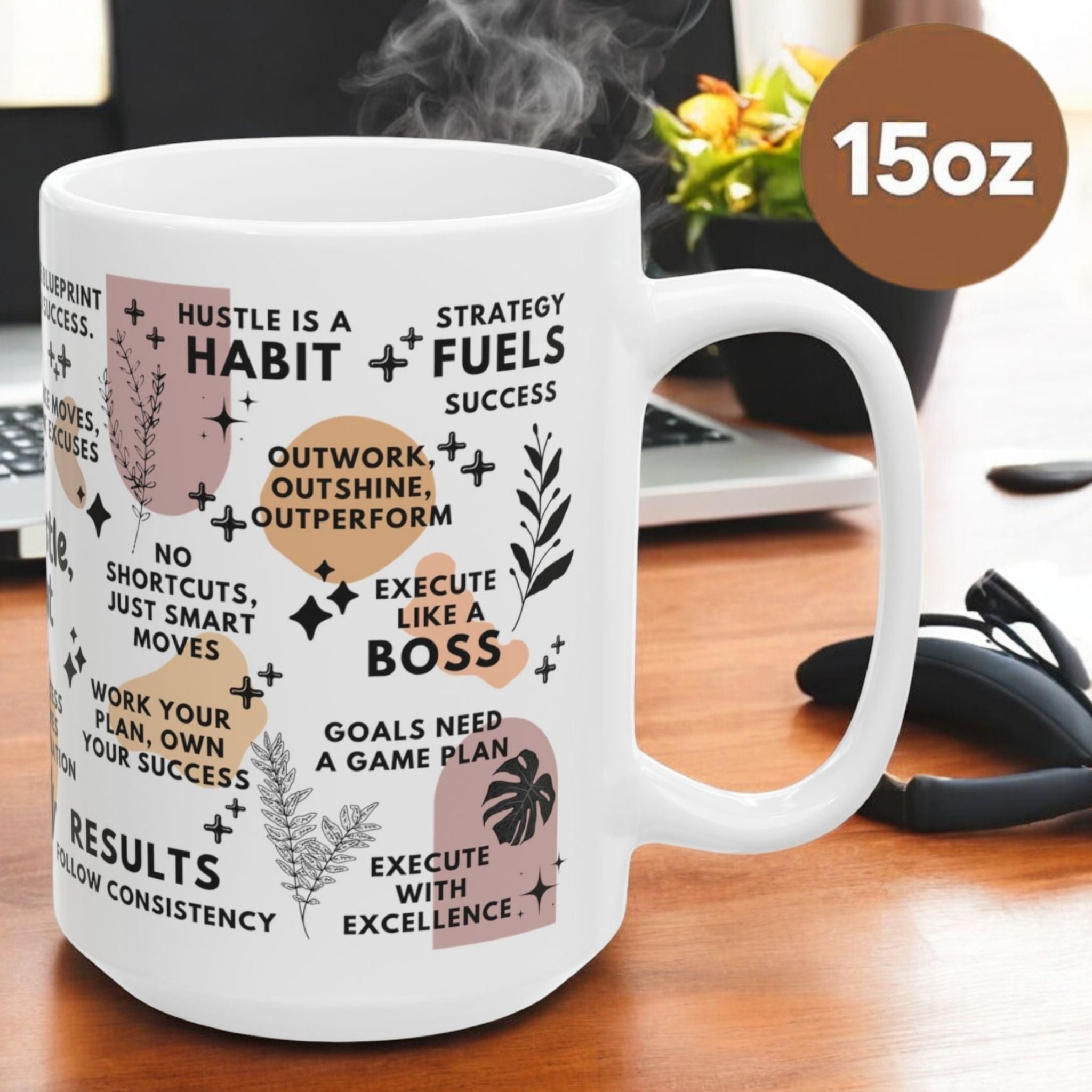 Plan Hustle Repeat Mug; 11oz/15oz