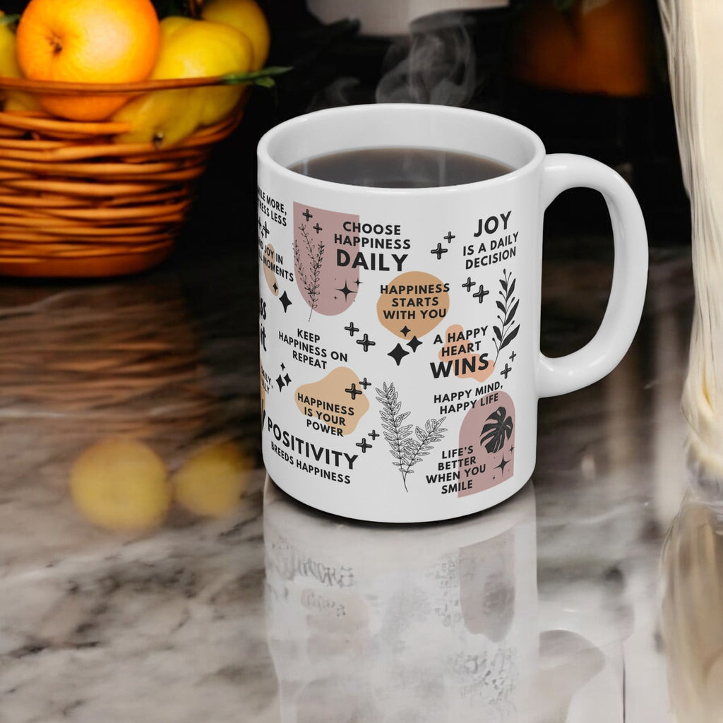 Happiness Is a Habit Mug; 11oz/15oz