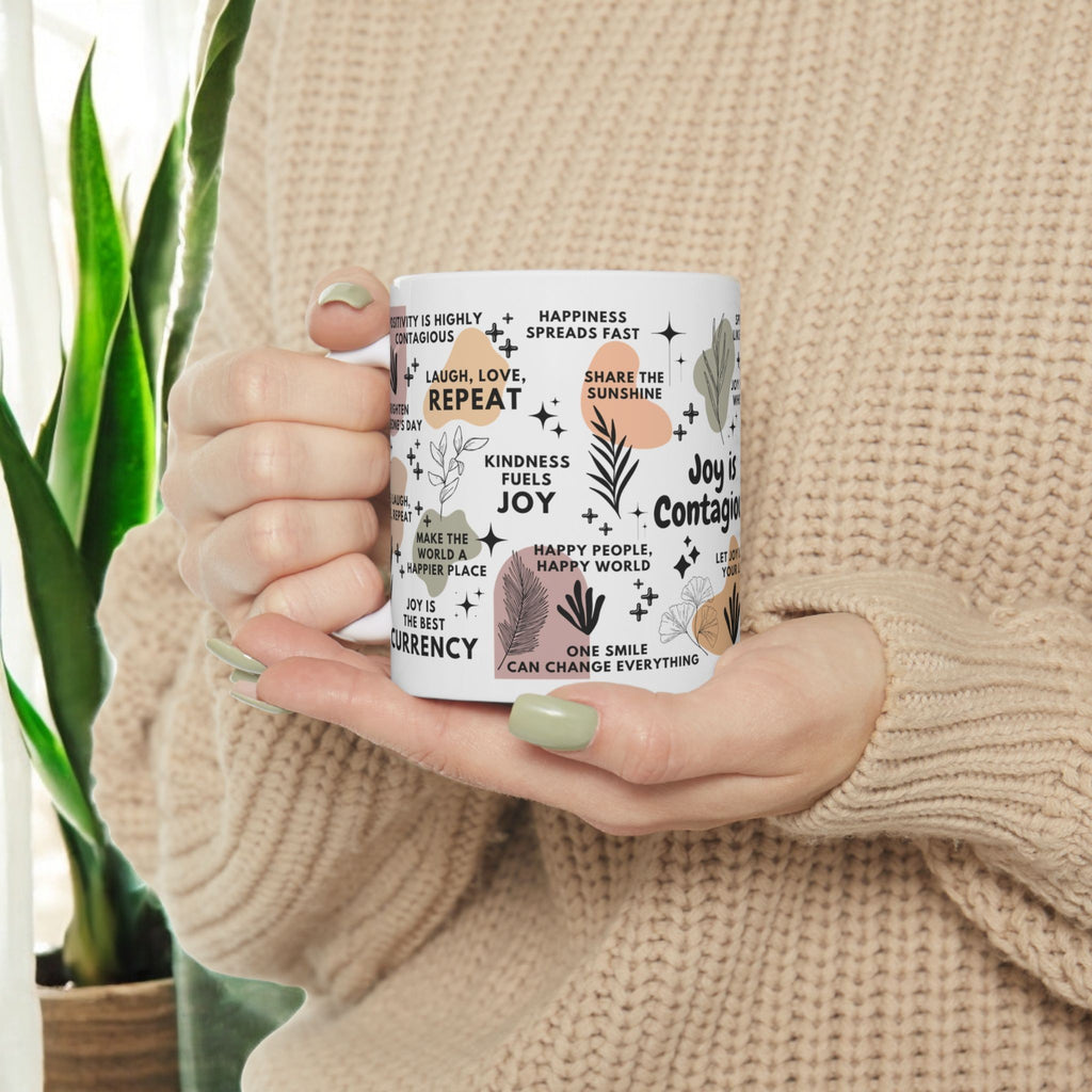 Joy Is Contagious Mug; 11oz/15oz
