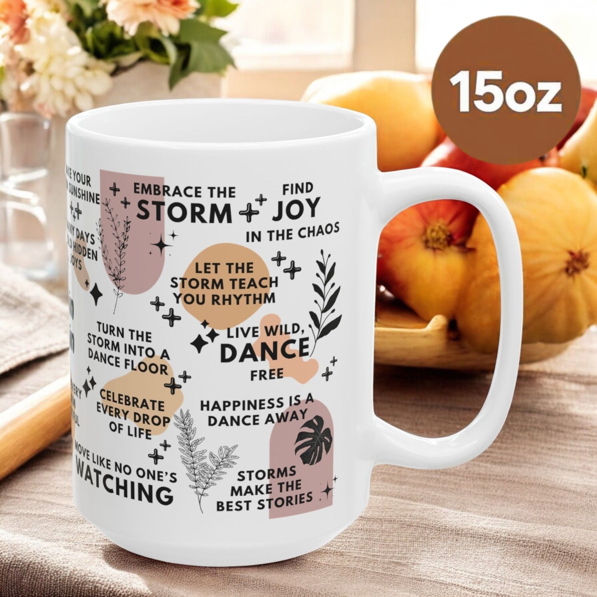 Dance in the Rain Mug; 11oz/15oz