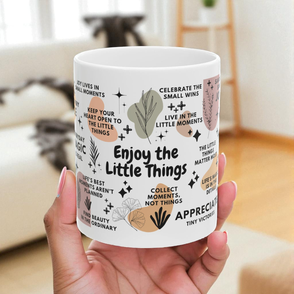 Enjoy the Little Things Mug; 11oz/15oz