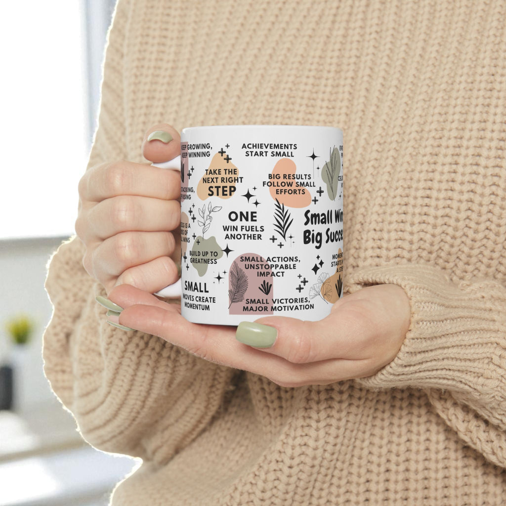 Small Wins Big Success Mug; 11oz/15oz