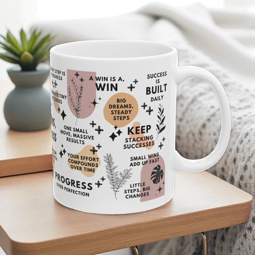 Small Wins Big Success Mug; 11oz/15oz