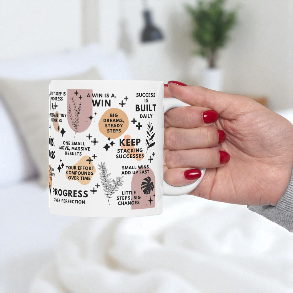 Small Wins Big Success Mug; 11oz/15oz