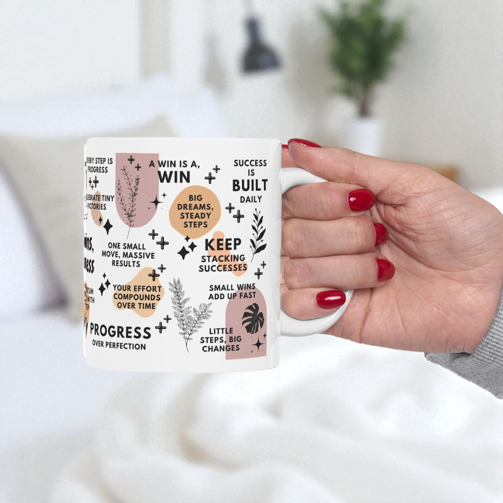 Small Wins Big Success Mug; 11oz/15oz