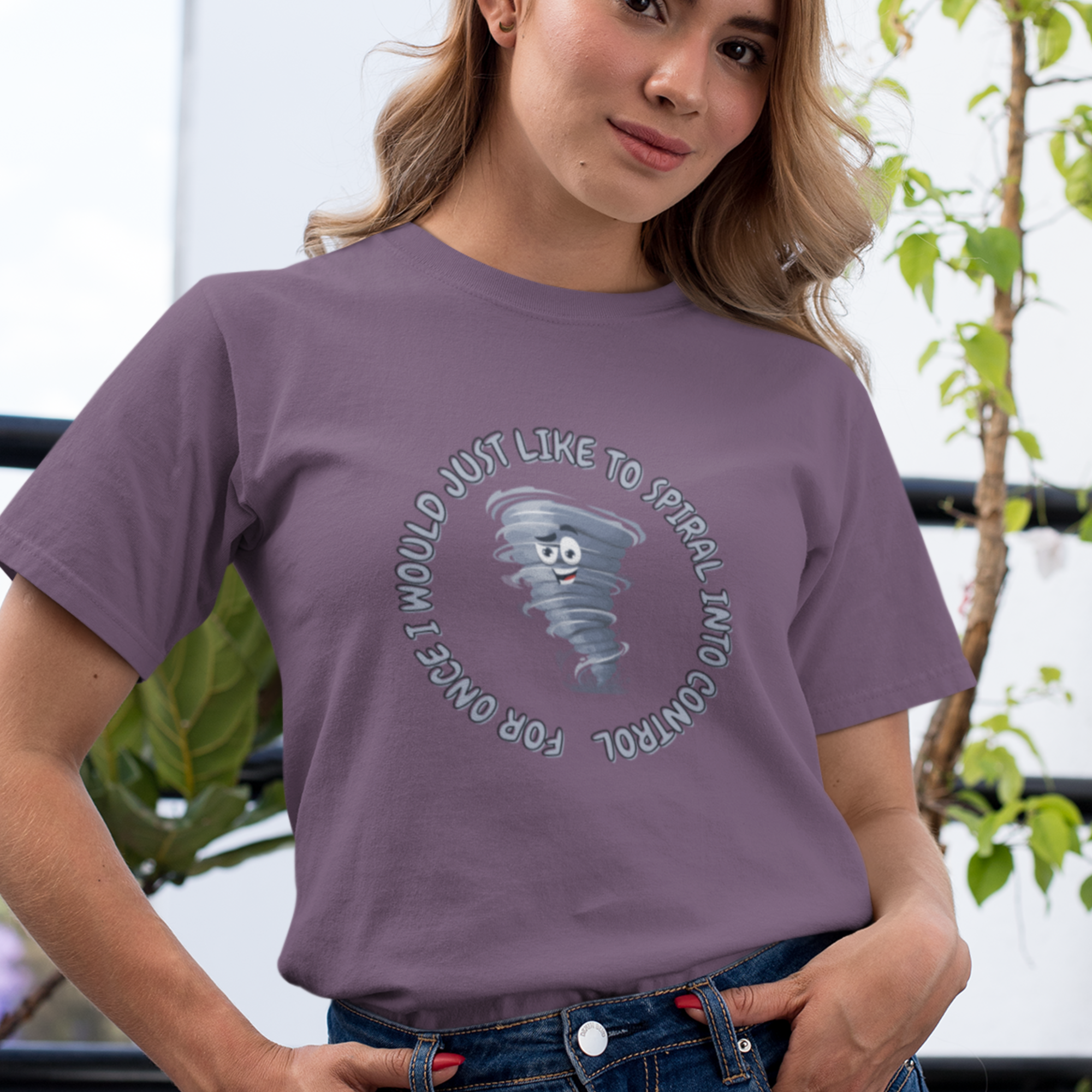 For Once I Would Just Like to Spiral Into Control T-Shirt