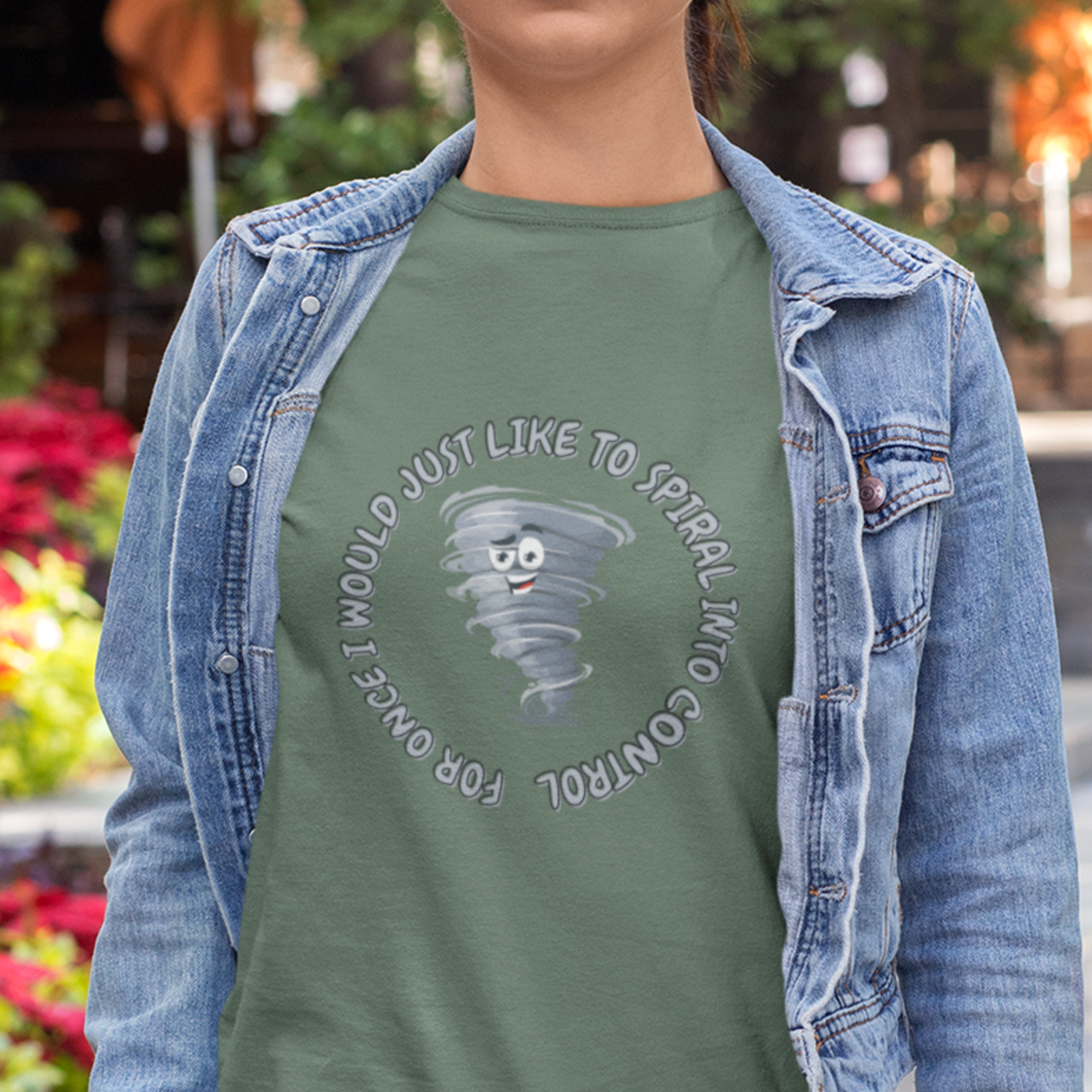 For Once I Would Just Like to Spiral Into Control T-Shirt