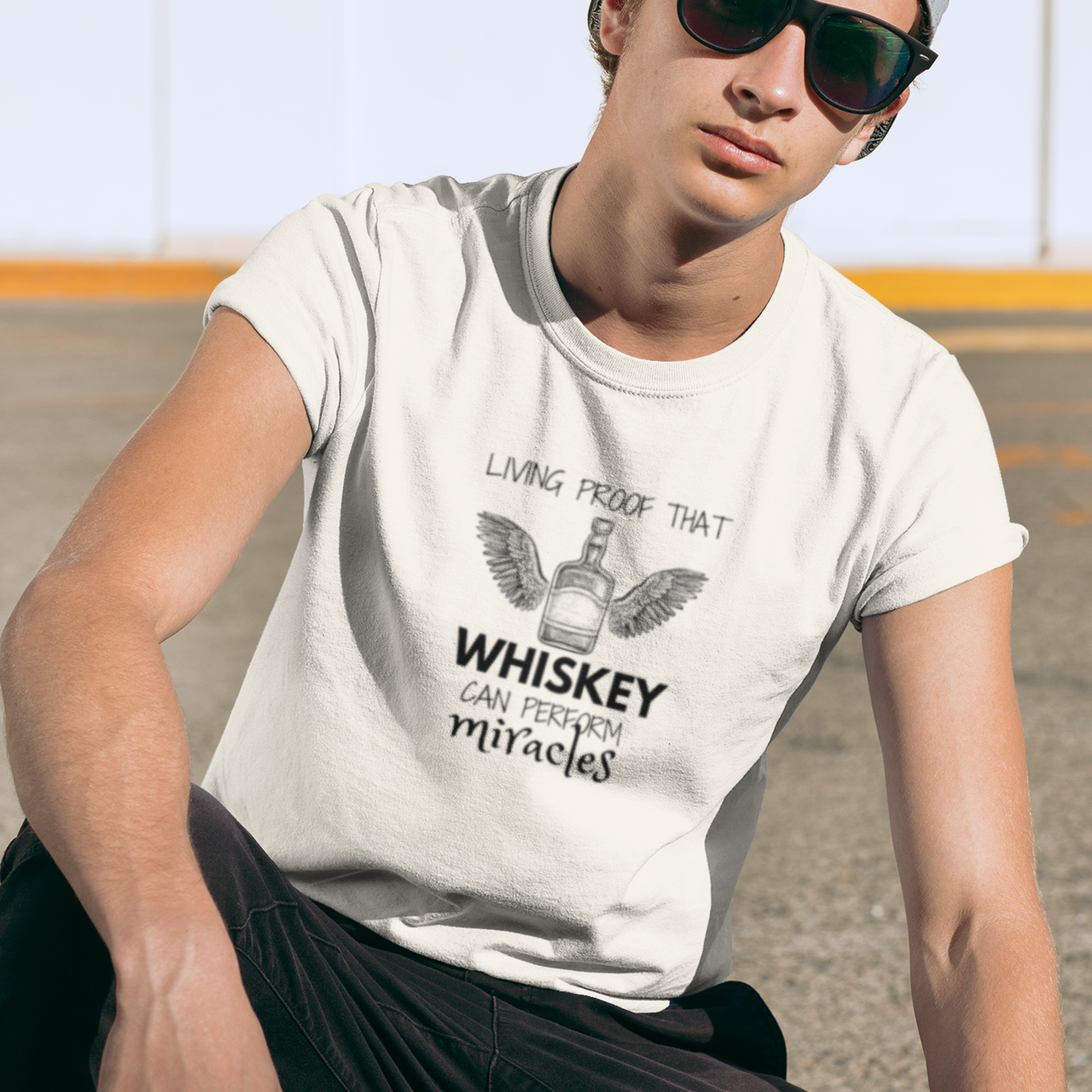 Living Proof That Whiskey Can Perform Miracles T-Shirt