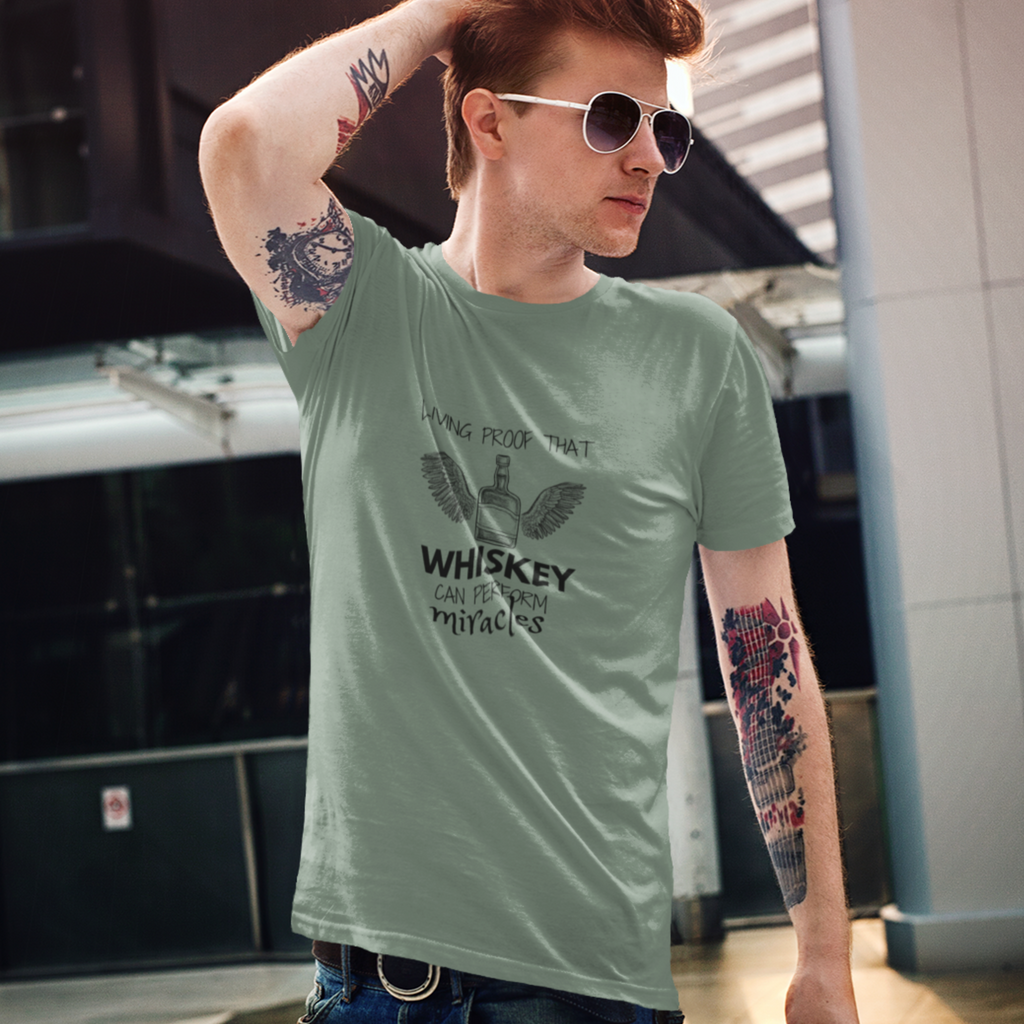 Living Proof That Whiskey Can Perform Miracles T-Shirt