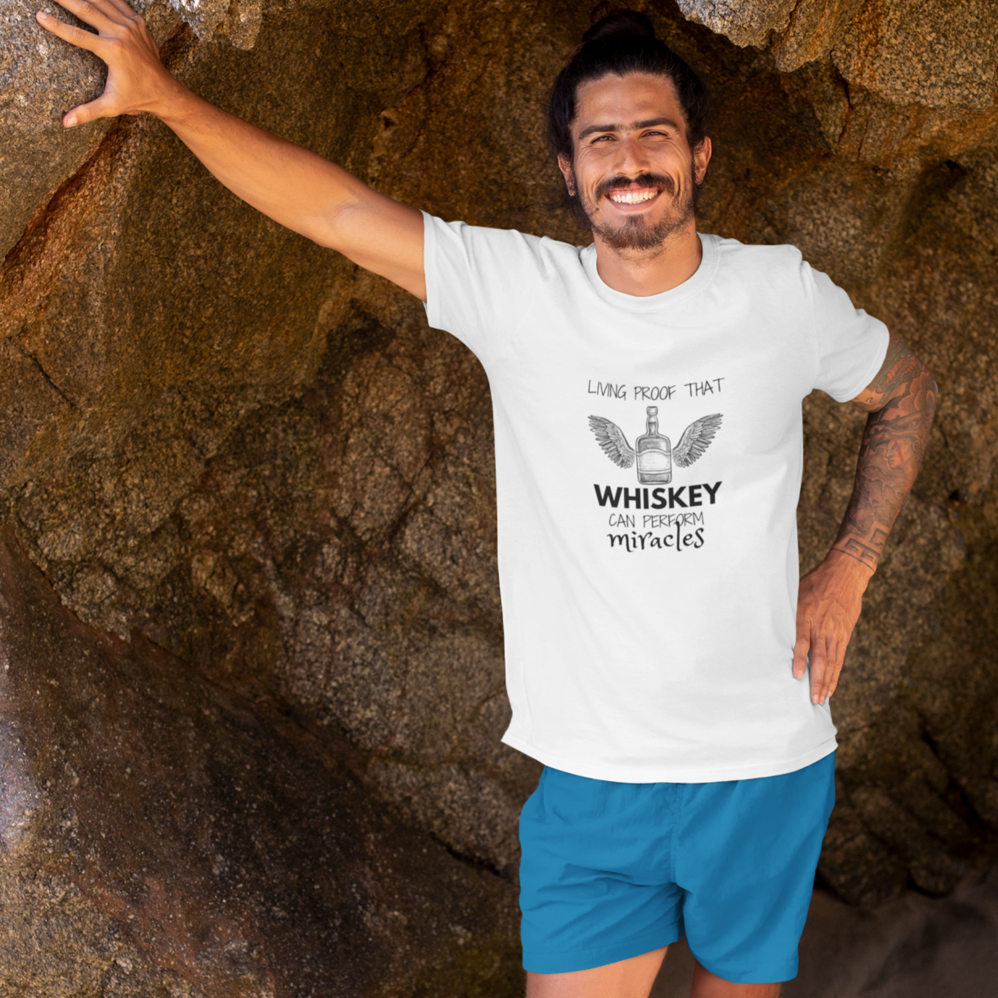 Living Proof That Whiskey Can Perform Miracles T-Shirt